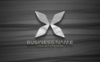 NEW X Letter Professional Logo Design - Brand Identity 2