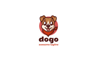 Dog Mascot Cartoon Logo Design 2
