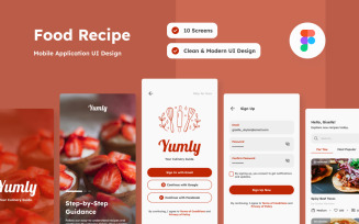 Yumly - Food Recipe Mobile App