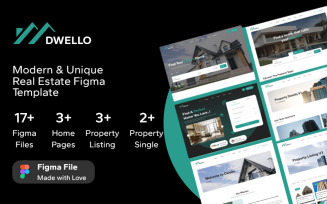 Dwello – Real Estate & Property Figma Template