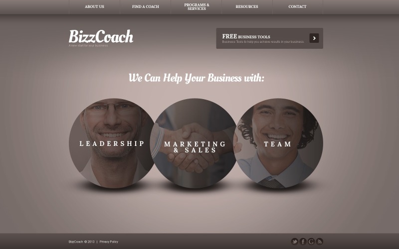 Investment Company Website Template