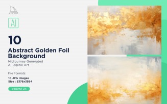 Abstract Golden Foil Background 10_Set V-24