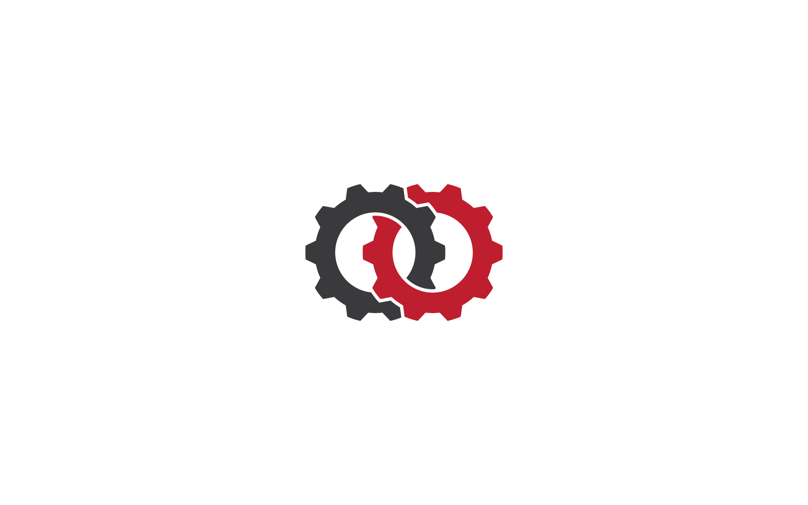 Gear Logo vector icon illustration flat design Logo Template