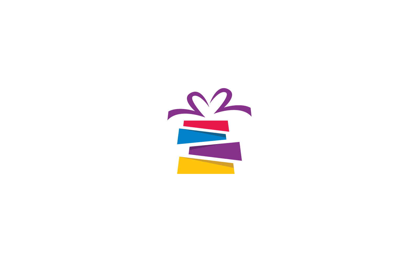 Gift Box, gift shop logo icon Vector design template