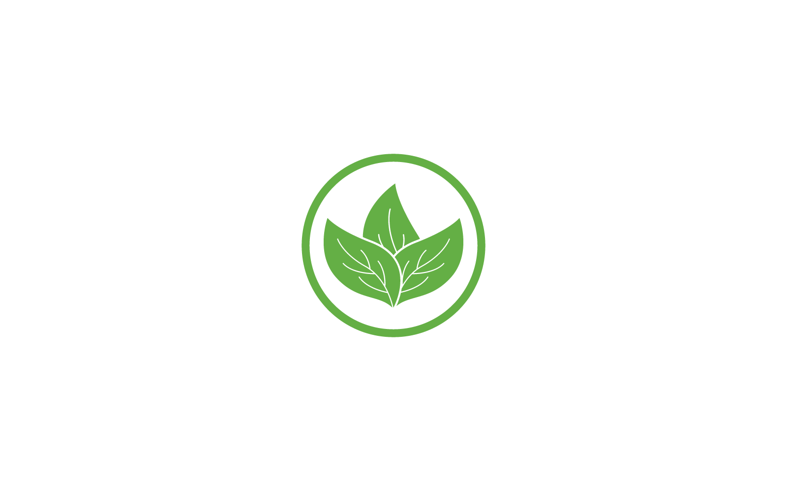 Green leaf logo ecology nature element illustration icon