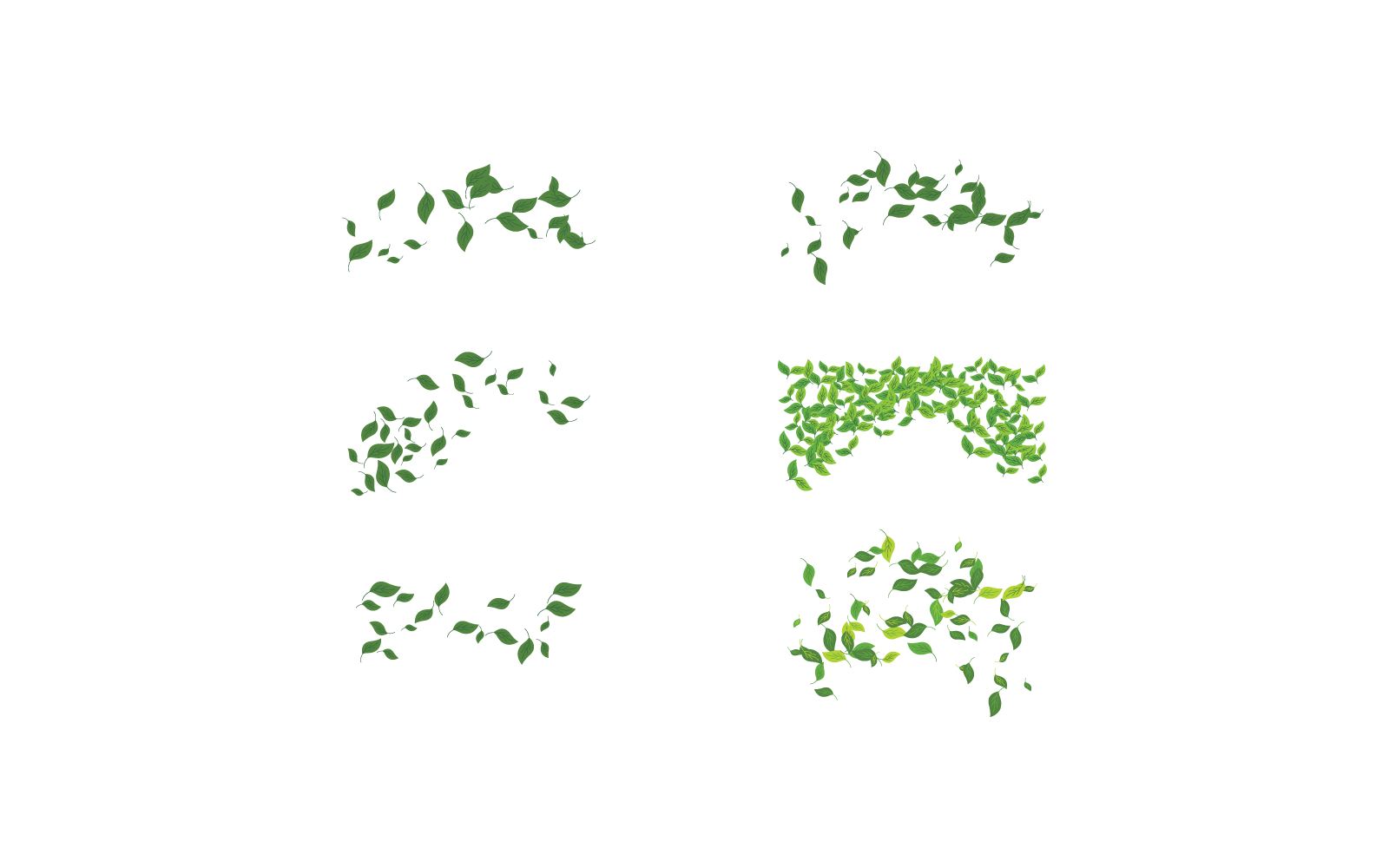Leaves background design pattern vector illustration