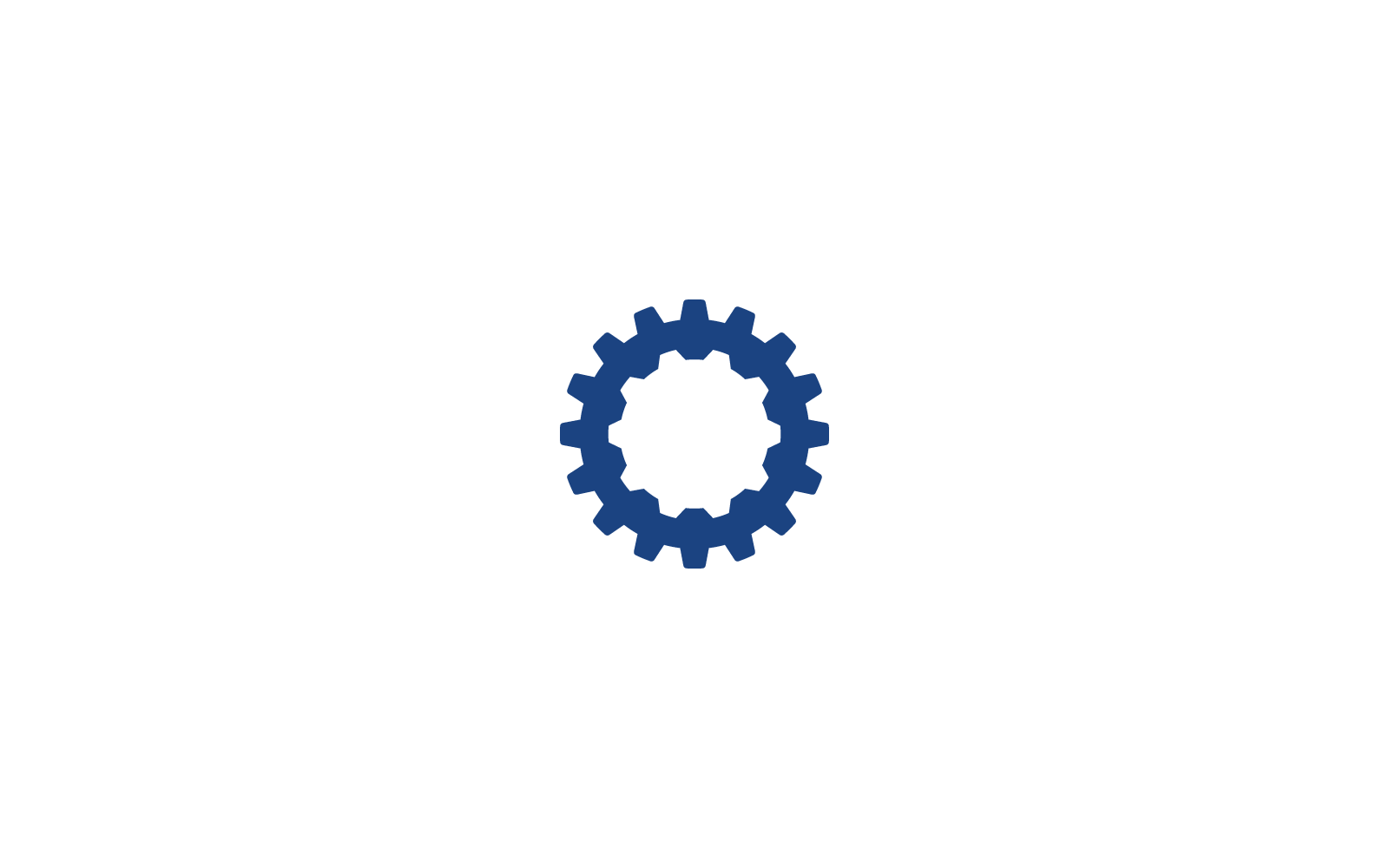 Plantilla de ilustración de diseño de icono de vector de logotipo de engranaje
