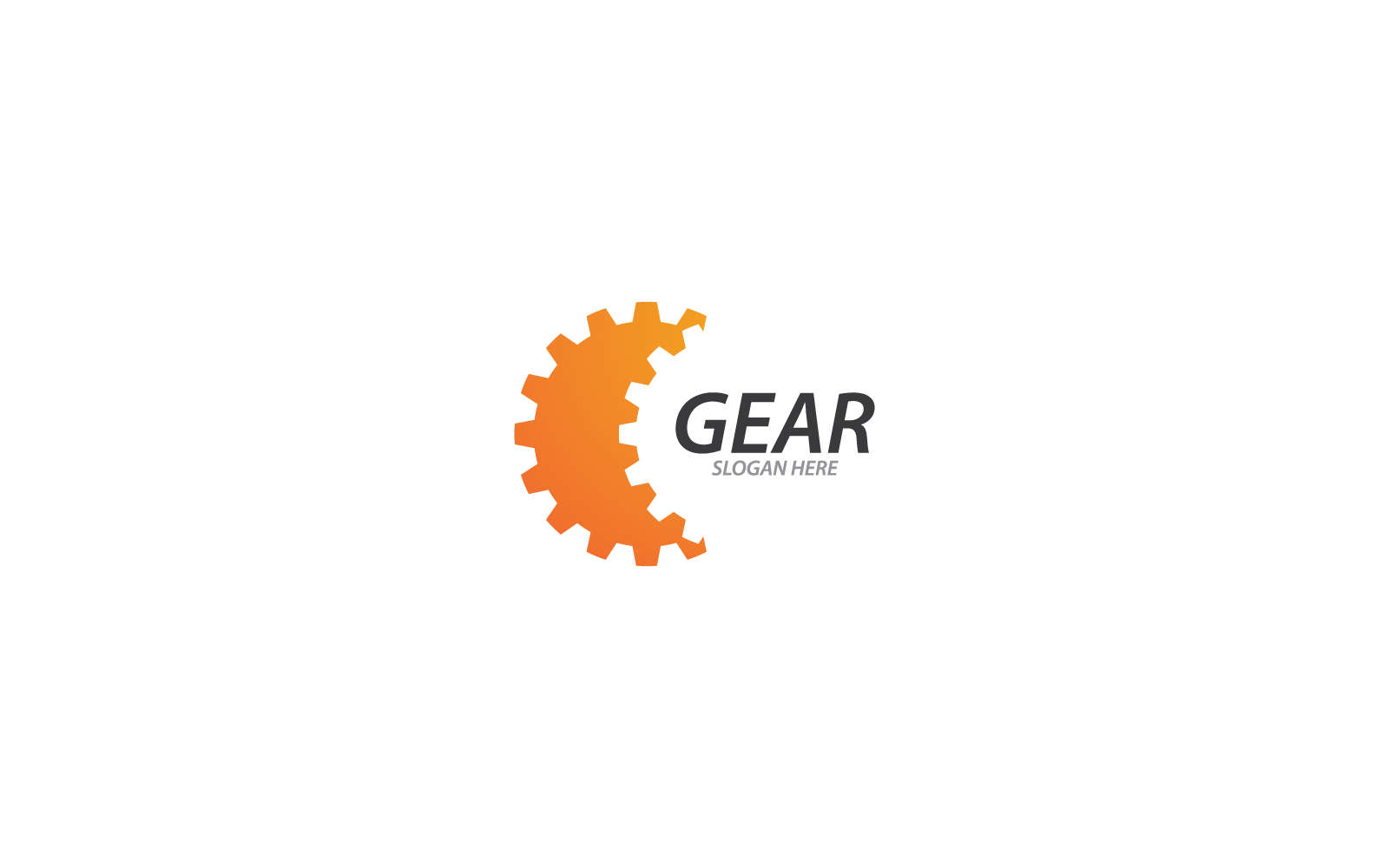 Versnelling Logo vector pictogram sjabloonontwerp
