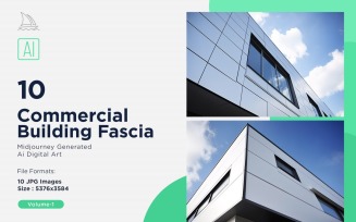 Commercial Building Fascia Logo Signage 10 Set Vol - 1