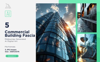 Commercial Building Fascia Logo Signage 5 Set Vol - 2