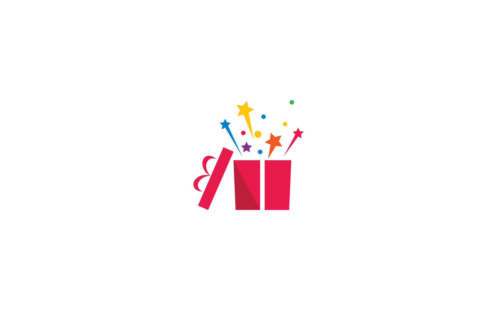Gift Box, gift shop illustration logo vector template