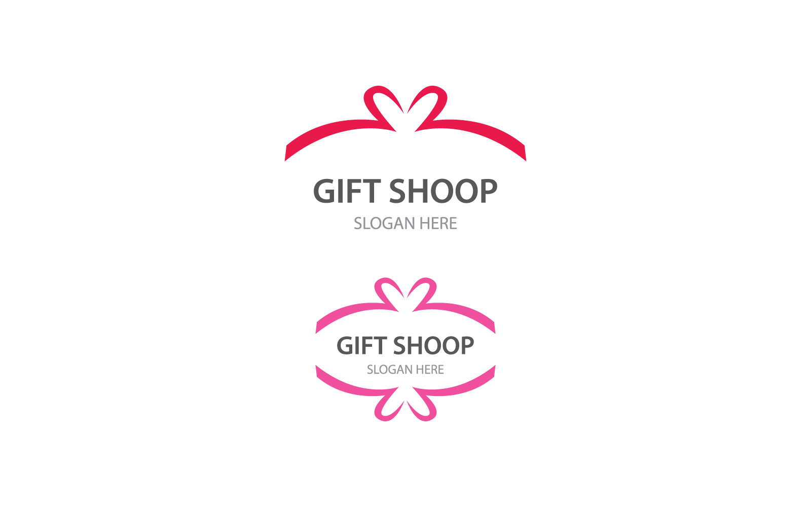 Gift Box, gift shop logo icon illustration template