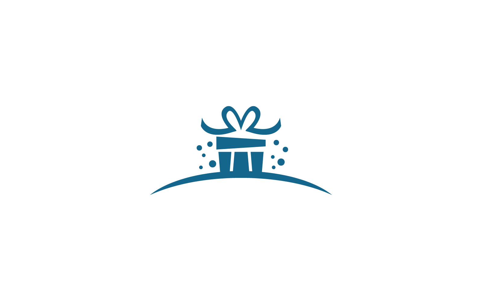 Gift Box, gift shop logo vector illustration icon