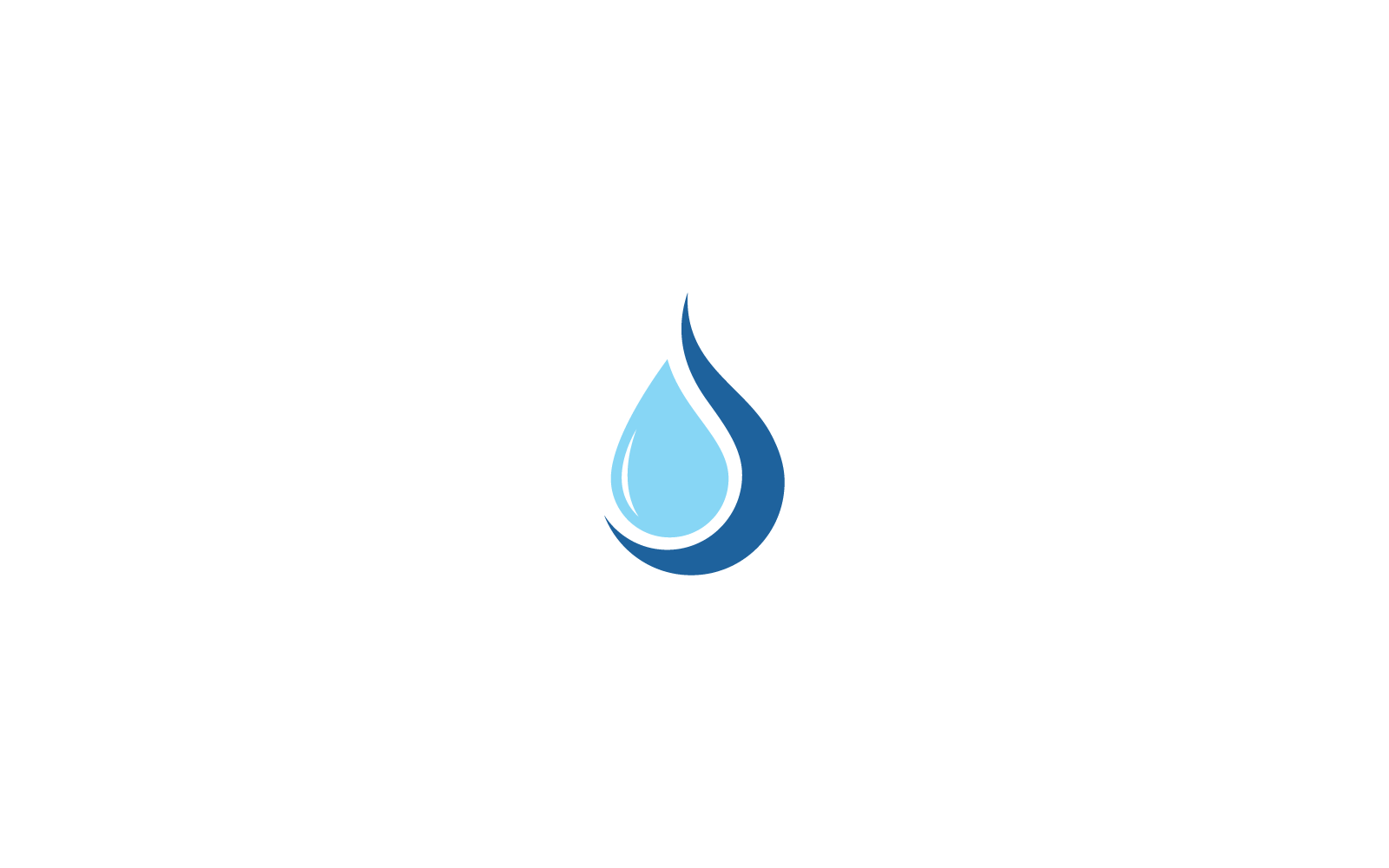 Kropla wody Logo szablon ilustracja wektor projekt