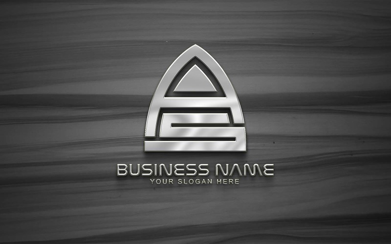 Professional AS Letter Logo Design - tech- Brand Identity Logo Template