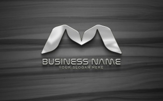 Professional M letter Logo Design - tech- Brand Identity