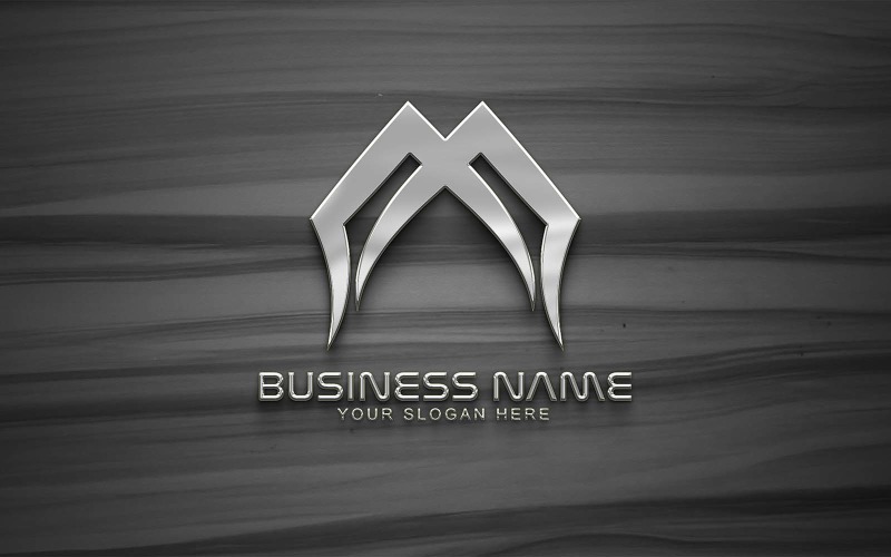 Professional M Logo Design - tech- Brand Identity Logo Template