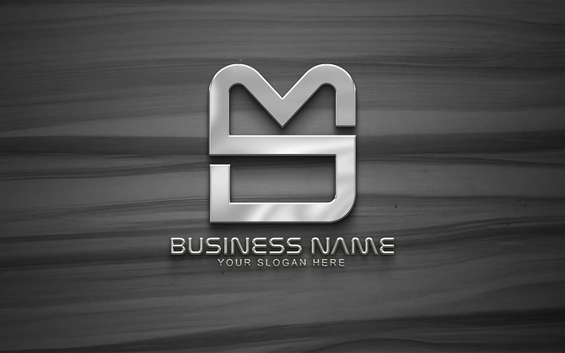 Professional MS Logo Design - tech- Brand Identity Logo Template