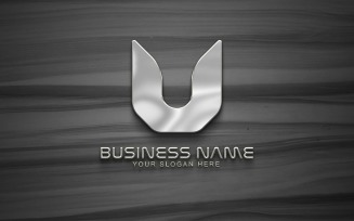 Professional U letter Logo Design - tech- Brand Identity