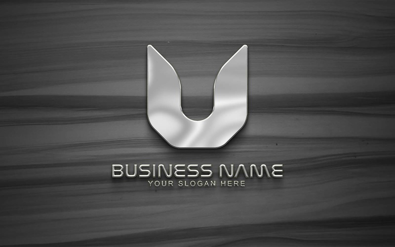 Professional U letter Logo Design - tech- Brand Identity Logo Template