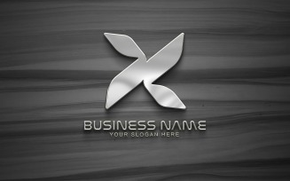 Professional X letter Logo Design - tech- Brand Identity 2