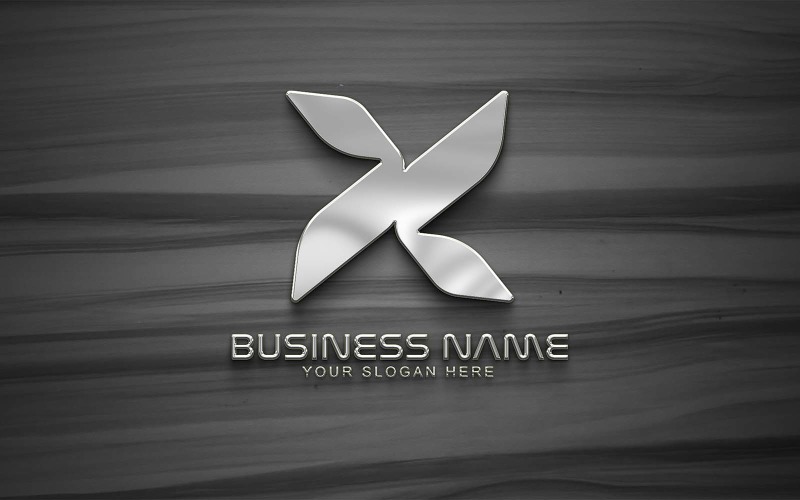 Professional X letter Logo Design - tech- Brand Identity 2 Logo Template