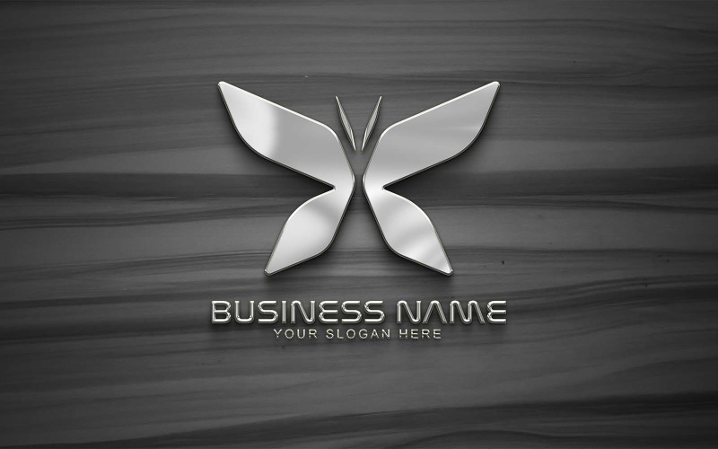 Technology Brand Butterfly Logo Design 2 Logo Template