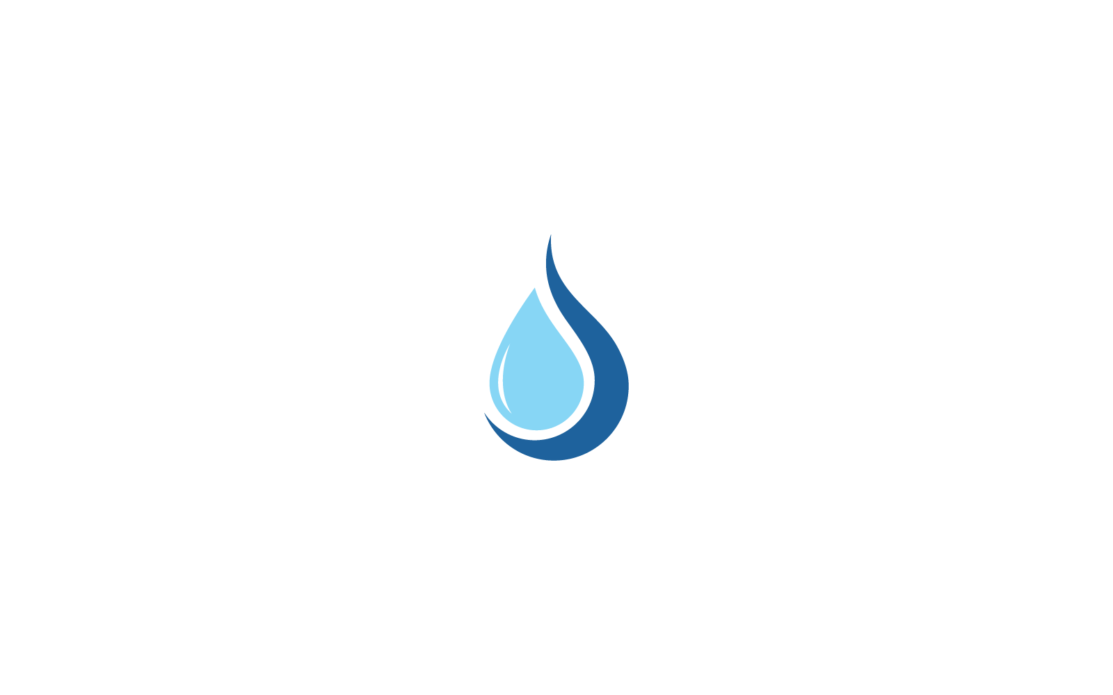 Water drop Logo template illustration vector design Logo Template