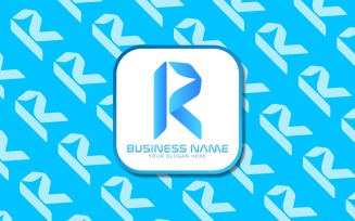 WEB and APP R letter Logo Design - tech- Brand Identity