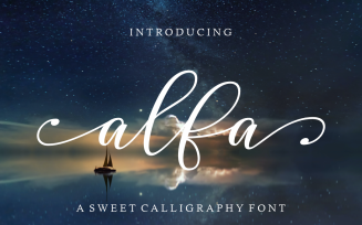 Alfa Script Handwritten Font