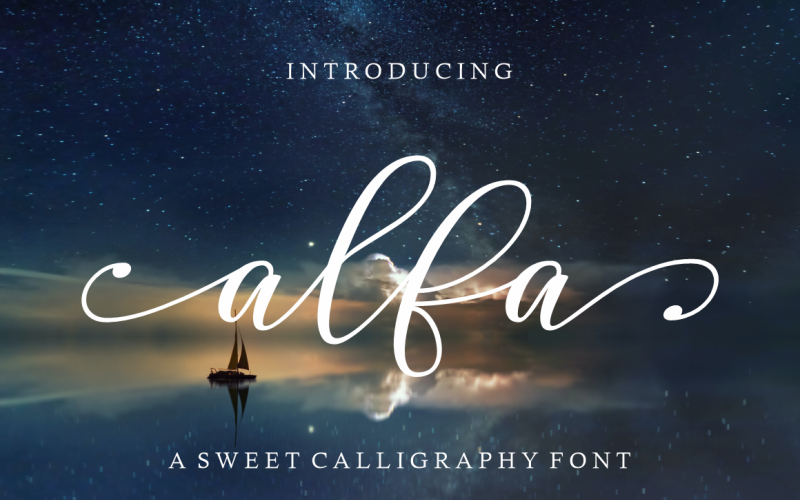 Alfa Script Handwritten Font