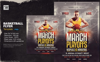 Basketball Playoffs Flyer