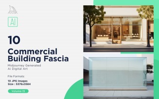 Commercial Building Fascia Logo Signage 10 Set Vol - 15