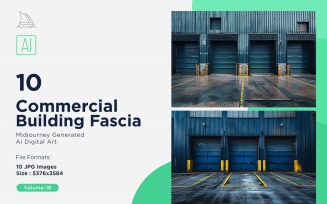 Commercial Building Fascia Logo Signage 10 Set Vol - 16
