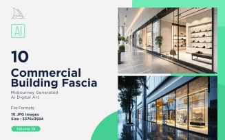 Commercial Building Fascia Logo Signage 10 Set Vol - 18