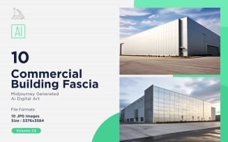 Commercial Building Fascia Logo Signage 10 Set Vol - 23