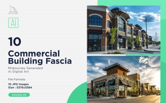 Commercial Building Fascia Logo Signage 10 Set Vol - 24
