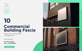 Commercial Building Fascia Logo Signage 10 Set Vol - 28