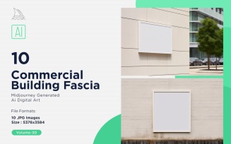 Commercial Building Fascia Logo Signage 10 Set Vol - 30
