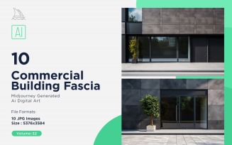 Commercial Building Fascia Logo Signage 10 Set Vol - 32