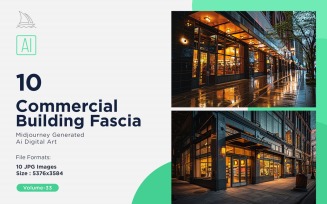 Commercial Building Fascia Logo Signage 10 Set Vol - 33