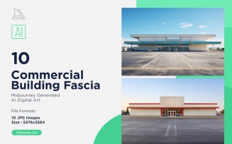 Commercial Building Fascia Logo Signage 10 Set Vol - 34
