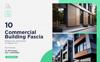 Commercial Building Fascia Logo Signage 10 Set Vol - 35