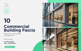Commercial Building Fascia Logo Signage 10 Set Vol - 45