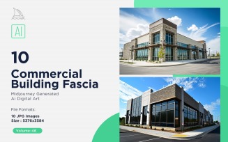 Commercial Building Fascia Logo Signage 10 Set Vol - 46