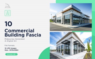 Commercial Building Fascia Logo Signage 10 Set Vol - 49