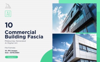 Commercial Building Fascia Logo Signage 10 Set Vol - 4