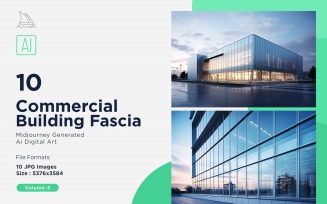 Commercial Building Fascia Logo Signage 10 Set Vol - 5