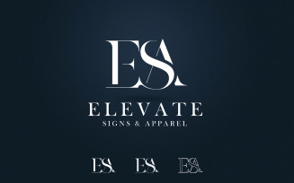 ESA letter creative brand logo