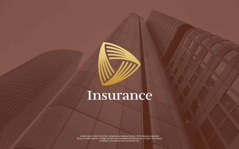 Insurance - Financial or accounting logo Logo Template